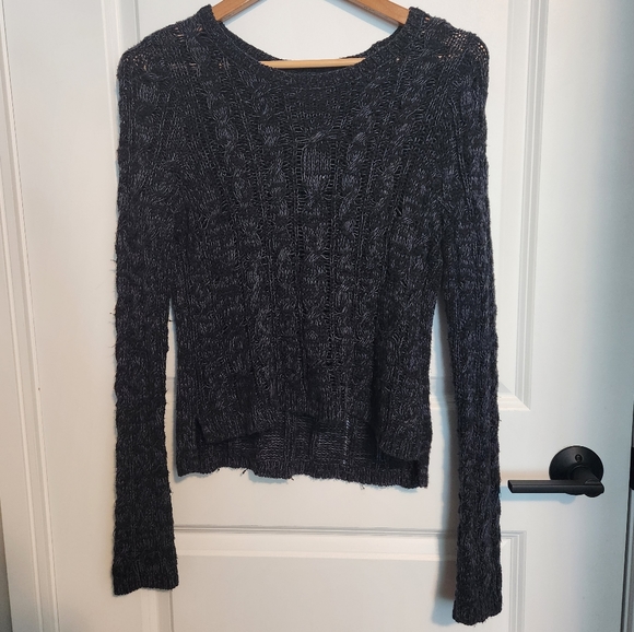 Navy Hollister Knitted Sweater Size M - Picture 3 of 7
